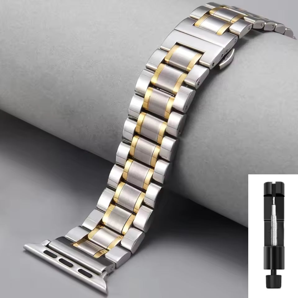 Stainless Steel Strap for Apple Watch Ultra3 Band 49mm 45mm 44mm 46mm Series 11/10/9/8/7/6/5/4/3/SE3