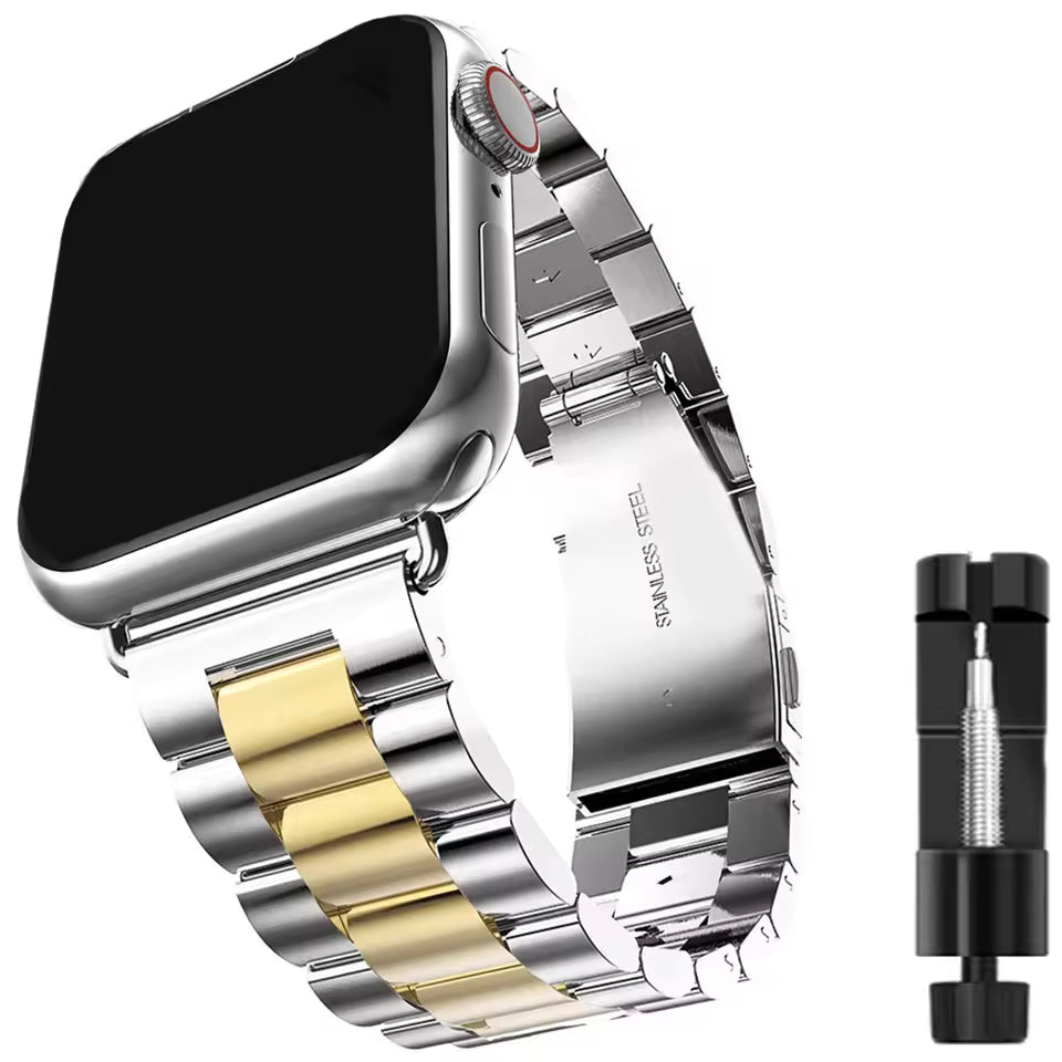 Stainless Steel Strap for Apple Watch Ultra3 Band 49mm 45mm 44mm 46mm Series 11/10/9/8/7/6/5/4/3/SE3