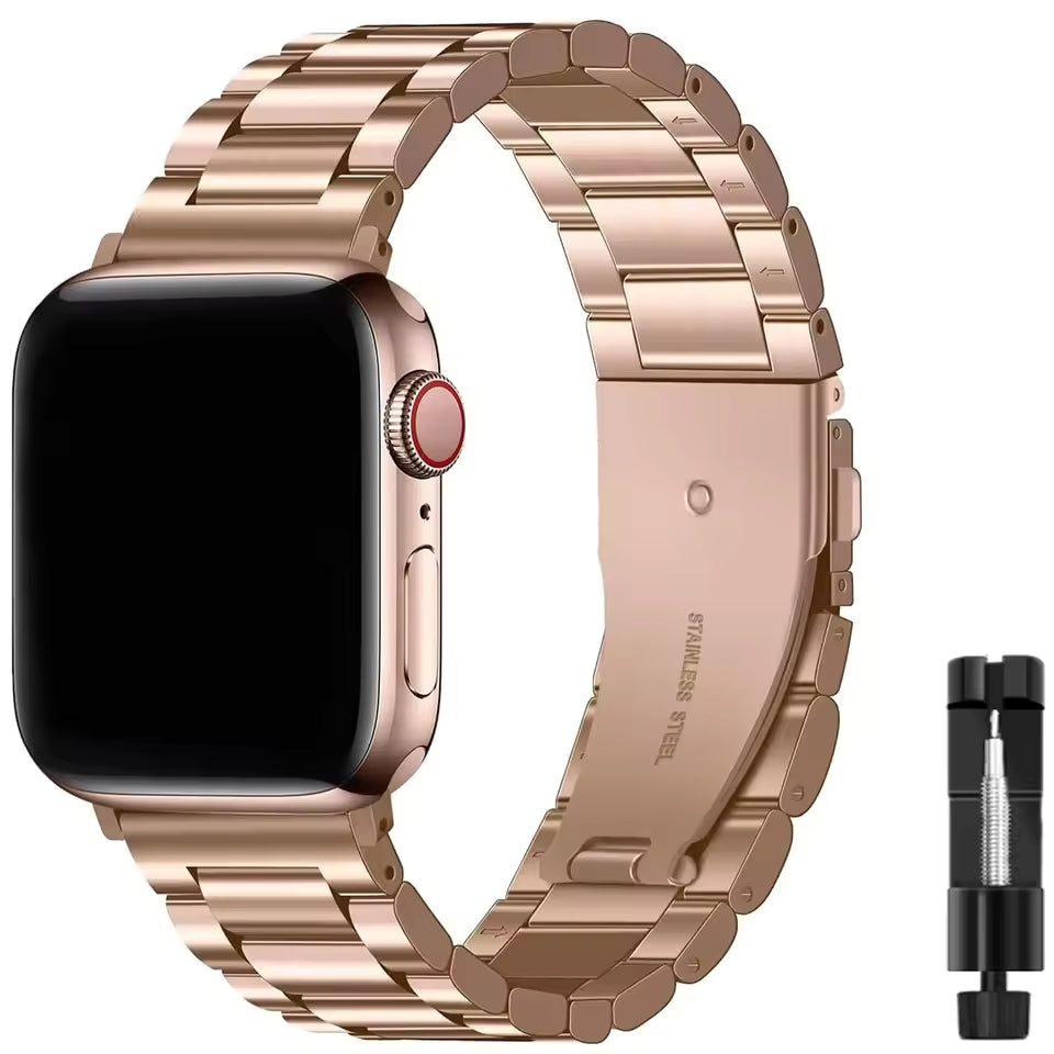 Stainless Steel Strap for Apple Watch Ultra3 Band 49mm 45mm 44mm 46mm Series 11/10/9/8/7/6/5/4/3/SE3