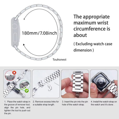 Stainless Steel Strap for Apple Watch Ultra3 Band 49mm 45mm 44mm 46mm Series 11/10/9/8/7/6/5/4/3/SE3
