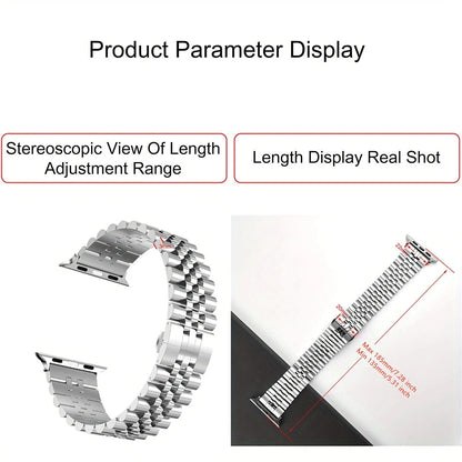 Stainless Steel Strap for Apple Watch Ultra3 Band 49mm 45mm 44mm 46mm Series 11/10/9/8/7/6/5/4/3/SE3