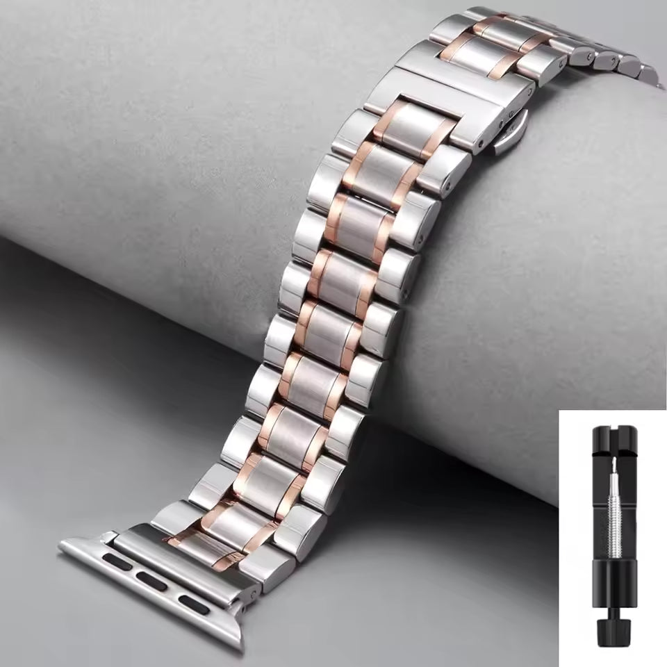 Stainless Steel Strap for Apple Watch Ultra3 Band 49mm 45mm 44mm 46mm Series 11/10/9/8/7/6/5/4/3/SE3