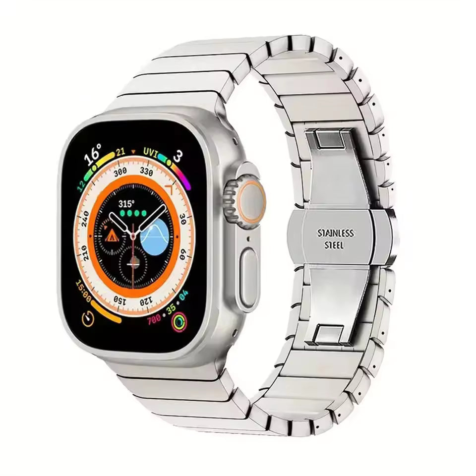 Stainless Steel Strap for Apple Watch Ultra Band 40mm 46mm 42mm 44mm 45mm 49mm Series 11/10/9/8/7/6/5/4/SE3