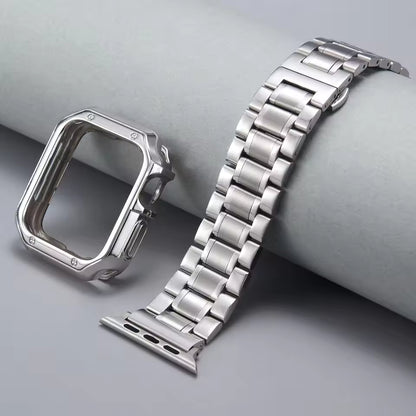 Stainless Steel Strap+Case for Apple Watch Ultra3 Band 49mm 46mm 44mm 45mm 42mm Series 11/10/9/8/7/6