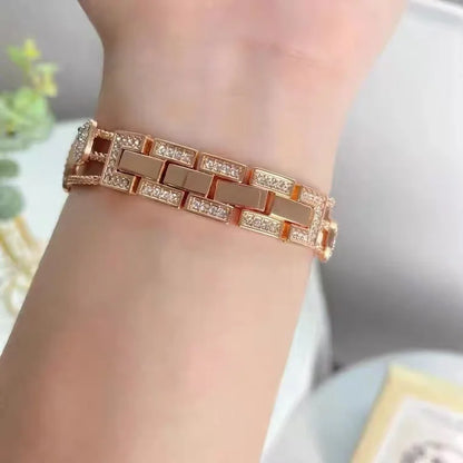 Swan Diamond Stainless Steel Bracelet for Apple Watch Band iWatch Series Ultra/3/2/11/10/9/8/7/6/5/4