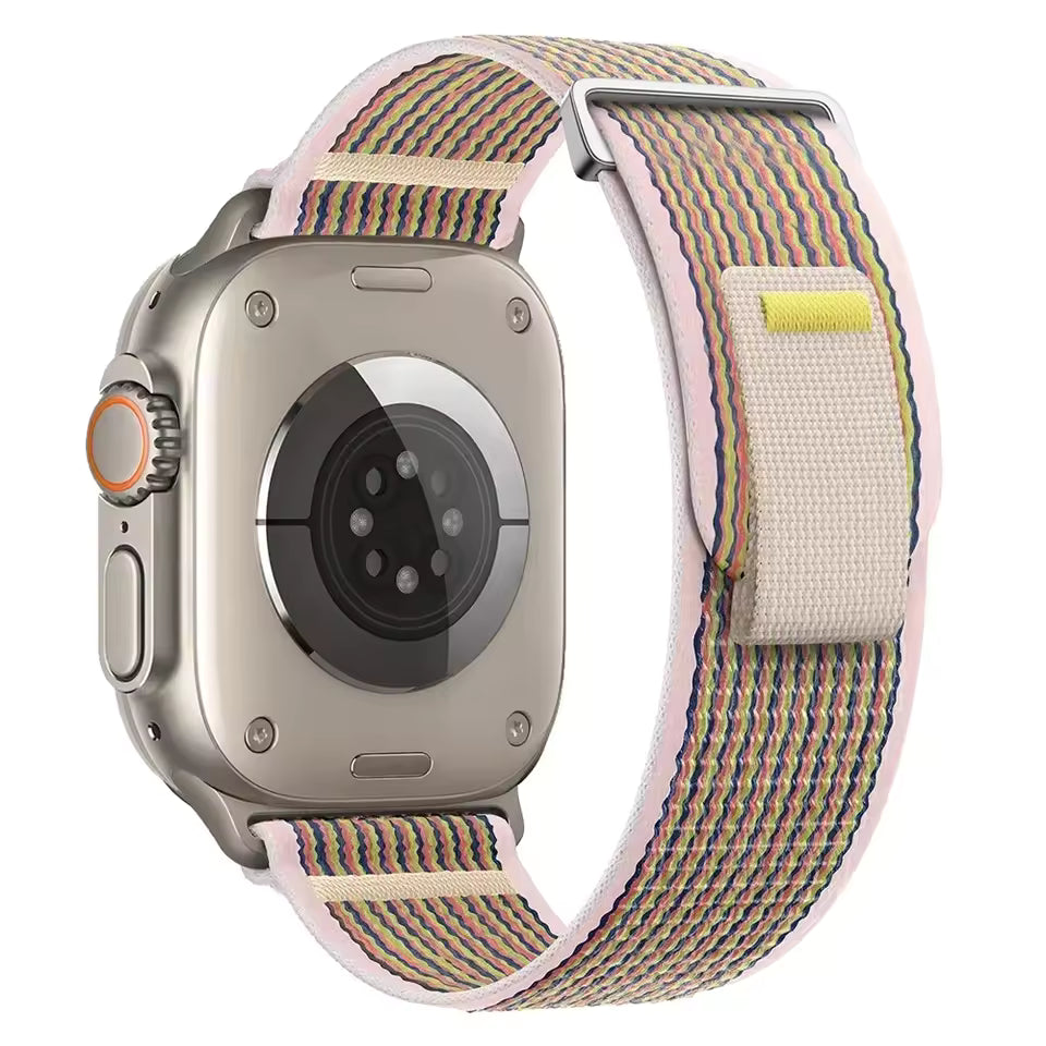Trail Loop Nylon Strap for Apple Watch Ultra2 Band 49mm 46mm 45mm 41mm 44mm 40mm 42mm Series 10/9/8/7/6/5/4/SE