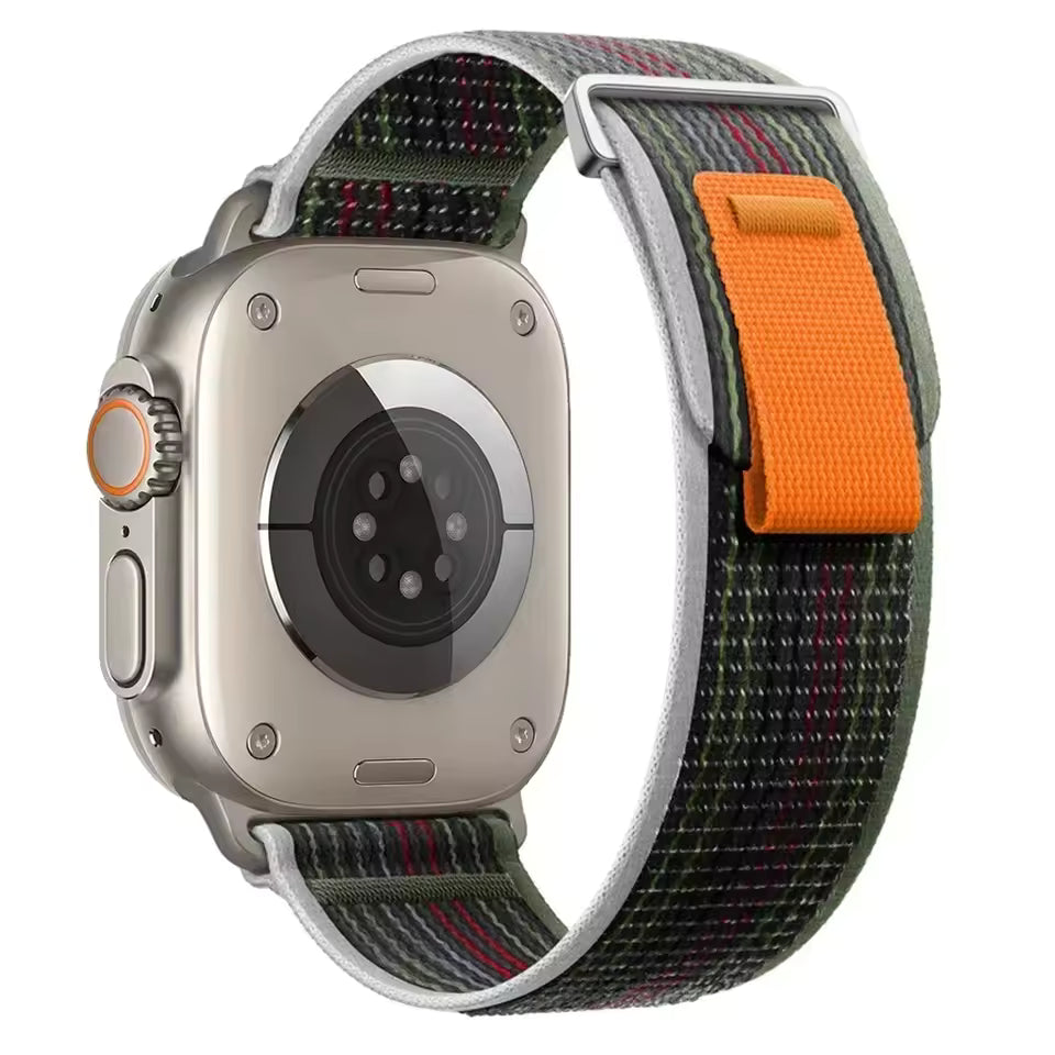 Trail Loop Nylon Strap for Apple Watch Ultra2 Band 49mm 46mm 45mm 41mm 44mm 40mm 42mm Series 10/9/8/7/6/5/4/SE
