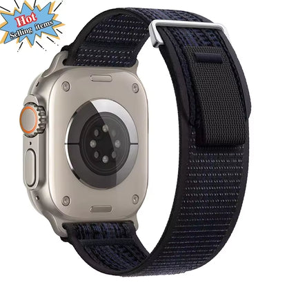 Trail Loop Nylon Strap for Apple Watch Ultra2 Band 49mm 46mm 45mm 41mm 44mm 40mm 42mm Series 10/9/8/7/6/5/4/SE