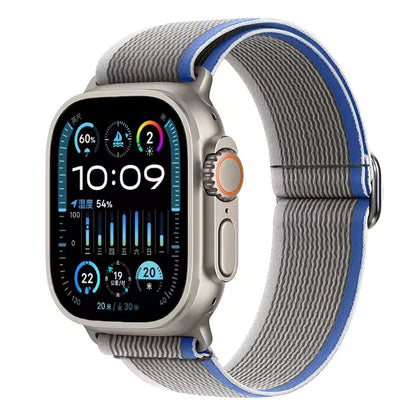 Wild Diameter Nylon Elastic Bracelet for Apple Watch Band iWatch Series Ultra3/2/11/10/9/8/7/6/5/SE