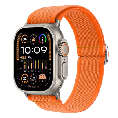 Wild Diameter Nylon Elastic Bracelet for Apple Watch Band iWatch Series Ultra3/2/11/10/9/8/7/6/5/SE