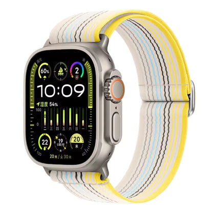 Wild Diameter Nylon Elastic Bracelet for Apple Watch Band iWatch Series Ultra3/2/11/10/9/8/7/6/5/SE