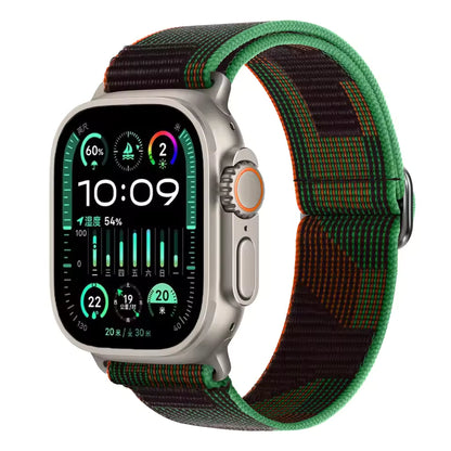 Wild Diameter Nylon Elastic Bracelet for Apple Watch Band iWatch Series Ultra3/2/11/10/9/8/7/6/5/SE