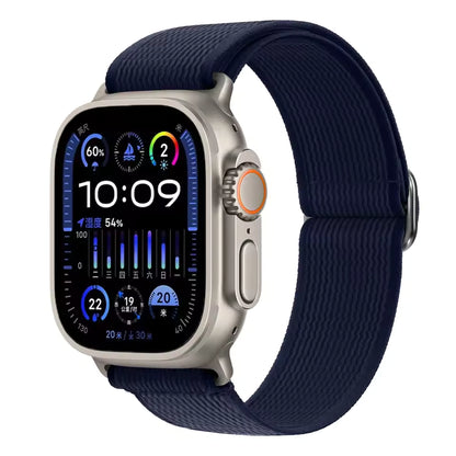 Wild Diameter Nylon Elastic Bracelet for Apple Watch Band iWatch Series Ultra3/2/11/10/9/8/7/6/5/SE