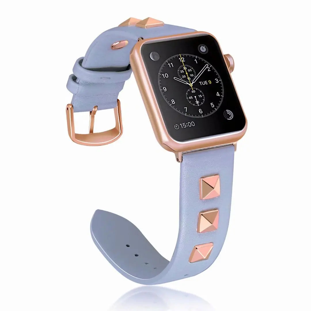 Women High-end Leather Bracelet for Apple Watch Band iWatch Series Ultra2/10/9/8/7/6/5/4/SE