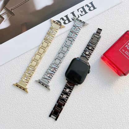 Women's Diamond Metal Bracelet for Apple Watch Ultra/9/8/7/6/5/4/3/SE