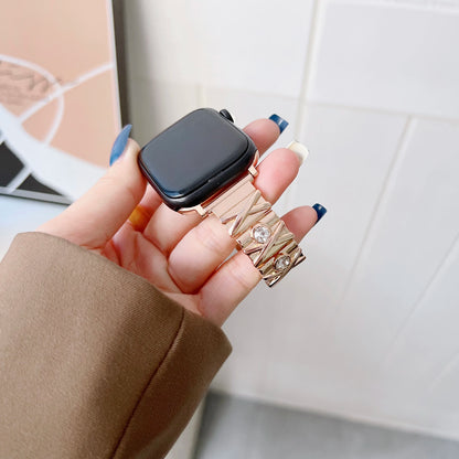 Women's Diamond Metal Bracelet for Apple Watch Ultra/9/8/7/6/5/4/3/SE