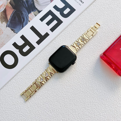 Women's Diamond Metal Bracelet for Apple Watch Ultra/9/8/7/6/5/4/3/SE