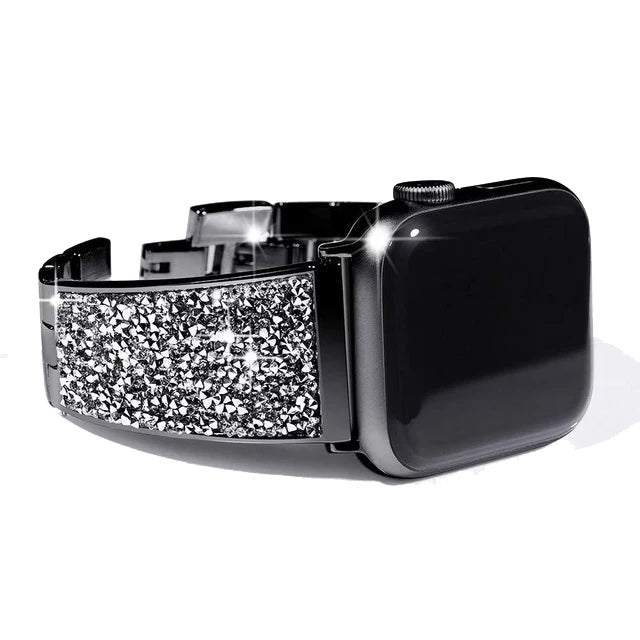 Women's Diamond Stainless Steel Bracelet for Apple Watch iWatch Ultra Band 49mm 46mm 45mm 41mm 40mm 44mm 42mm Series 10/9/8/7/6/5/4/SE