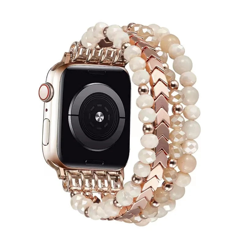 Women's Jewelry+Alloy Bracelet for Apple Watch Band 9/8/7/Ultra/6/5/4/3/SE