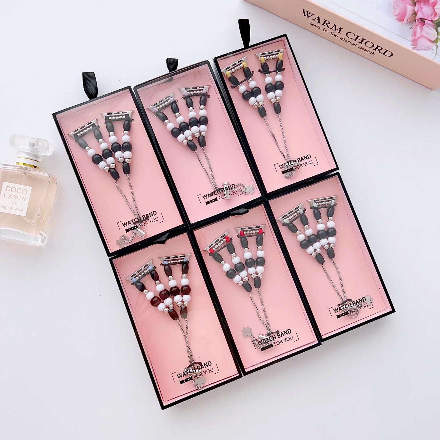 Women's Jewelry Strap Bracelet for Apple Watch Band iWatch Series Ultra/10/9/8/7/6/5/4/3/2/SE