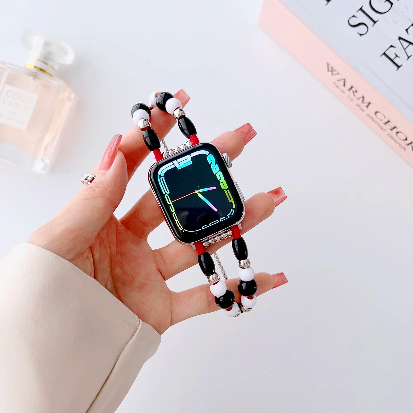 Women's Jewelry Strap Bracelet for Apple Watch Band iWatch Series Ultra/10/9/8/7/6/5/4/3/2/SE