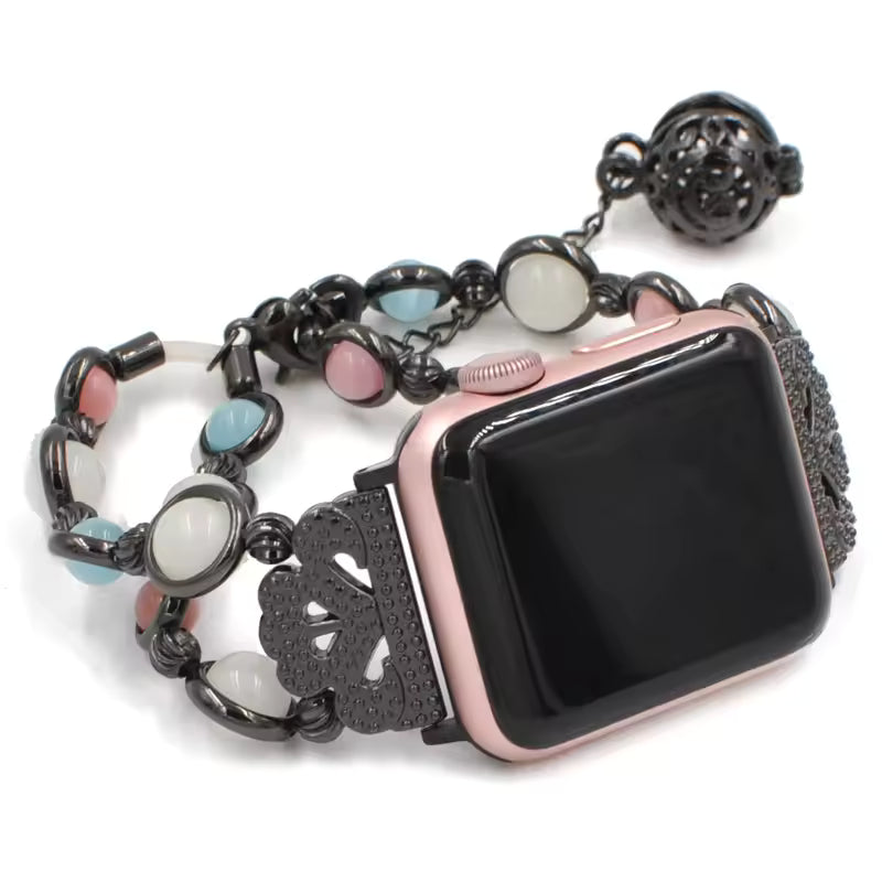 Women's Luminous Stone Bracelet for Apple Watch Band iWatch Series Ultra/2/9/8/7/6/5/4/10