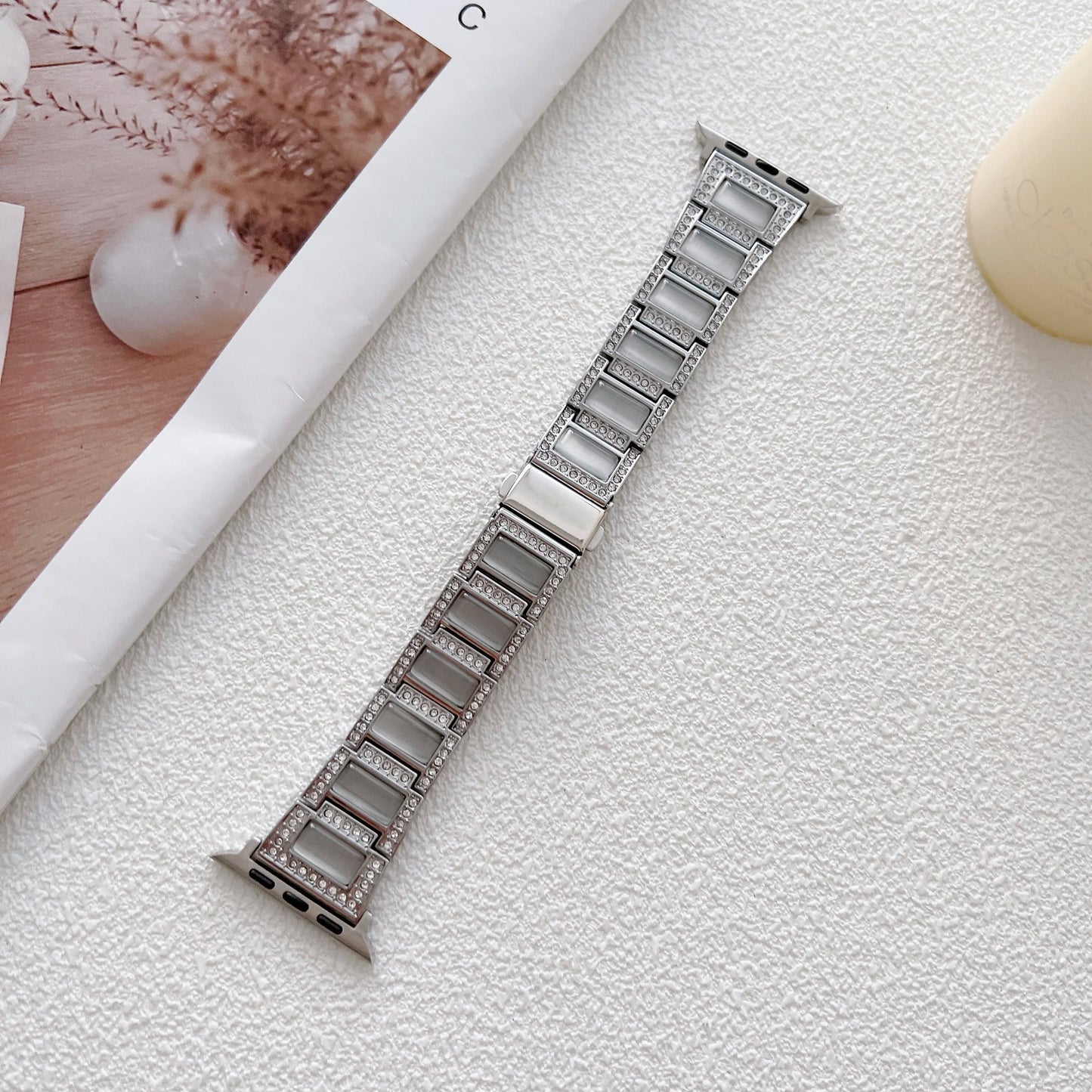 Women's Metal Diamond Bracelet for Apple Watch Band iWatch Series Ultra/8/7/6/5/4/3/SE