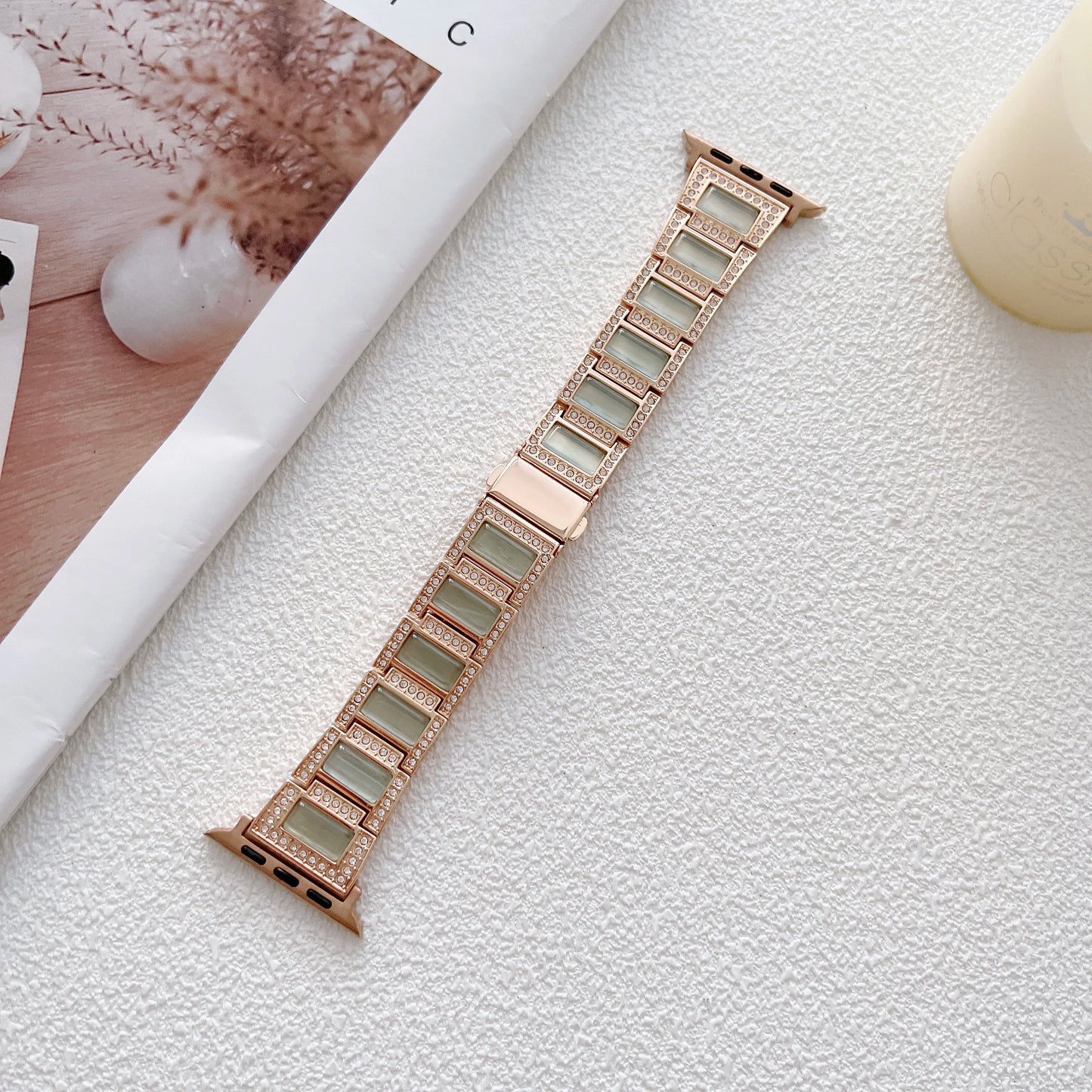 Women's Metal Diamond Bracelet for Apple Watch Band iWatch Series Ultra/8/7/6/5/4/3/SE