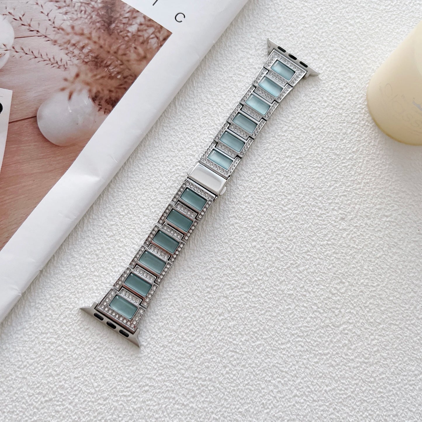 Women's Metal Diamond Bracelet for Apple Watch Band iWatch Series Ultra/8/7/6/5/4/3/SE