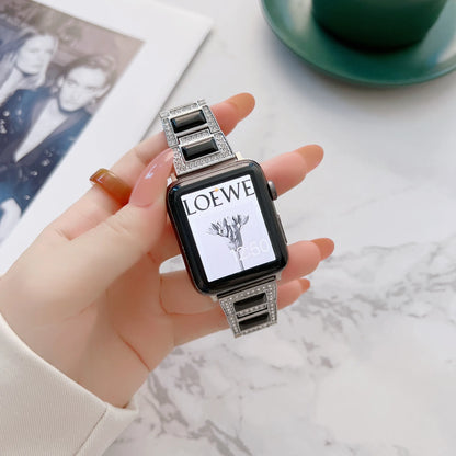 Women's Metal Diamond Bracelet for Apple Watch Band iWatch Series Ultra/8/7/6/5/4/3/SE