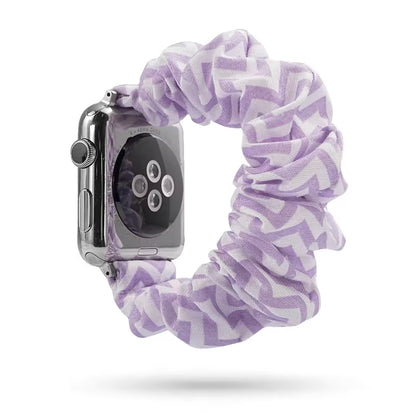 Women's Nylon Elastic Bracelet for Apple Watch Band iWatch Series Ultra/2/9/8/7/6/5/4/10/SE