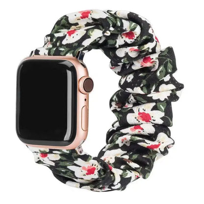 Women's Nylon Elastic Bracelet for Apple Watch Band iWatch Series Ultra/2/9/8/7/6/5/4/10/SE