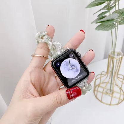 Women's Resin Link Bracelet for Apple Watch Band iWatch Series Ultra/9/8/7/6/5/4/3/SE