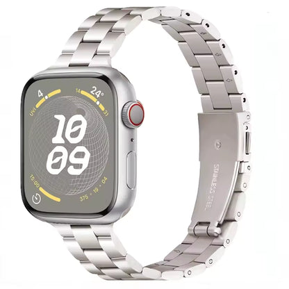 Women's Slim Stainless Steel Bracelet for Apple Watch Band iWatch Series 10/9/8/7/Ultra2/6/5/4/3/SE