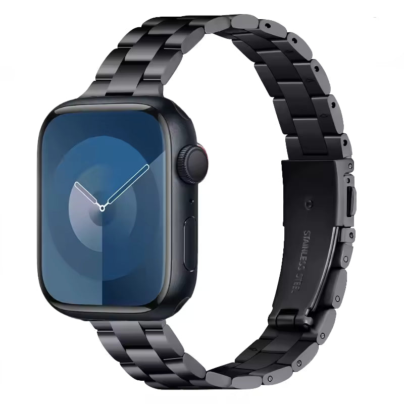 Women's Slim Stainless Steel Bracelet for Apple Watch Band iWatch Series 10/9/8/7/Ultra2/6/5/4/3/SE