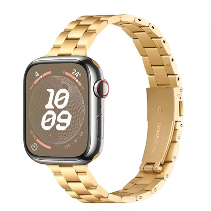 Women's Slim Stainless Steel Bracelet for Apple Watch Band iWatch Series 10/9/8/7/Ultra2/6/5/4/3/SE