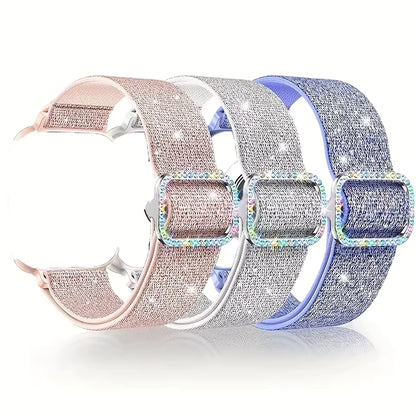 Women's Soft Nylon Buckle Bracelet for Apple Watch Ultra Band 46mm 44mm 45mm 40mm 42mm Series 11/10/9/8/7/6/5/4/SE3