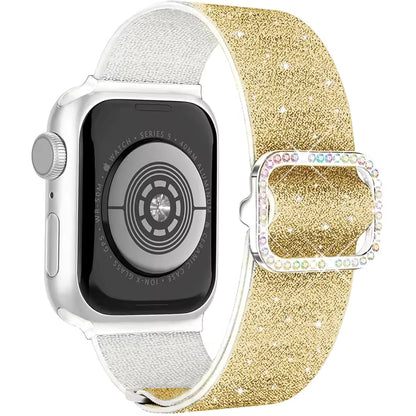 Women's Soft Nylon Buckle Bracelet for Apple Watch Ultra Band 46mm 44mm 45mm 40mm 42mm Series 11/10/9/8/7/6/5/4/SE3