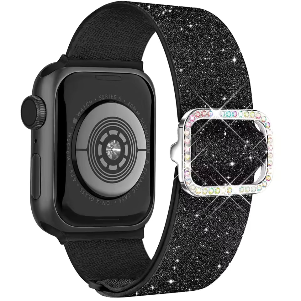 Women's Soft Nylon Buckle Bracelet for Apple Watch Ultra Band 46mm 44mm 45mm 40mm 42mm Series 11/10/9/8/7/6/5/4/SE3