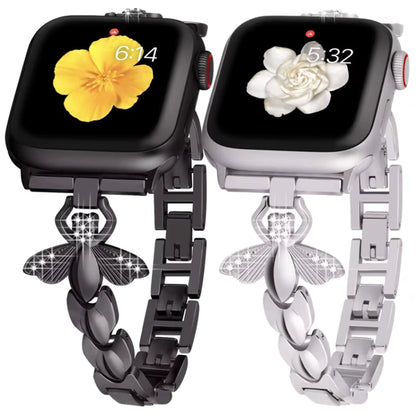 Women's Stainless Steel Diamond Bracelet for Apple Watch Band iWatch Series Ultra/10/9/8/7/6/5/4/3/SE